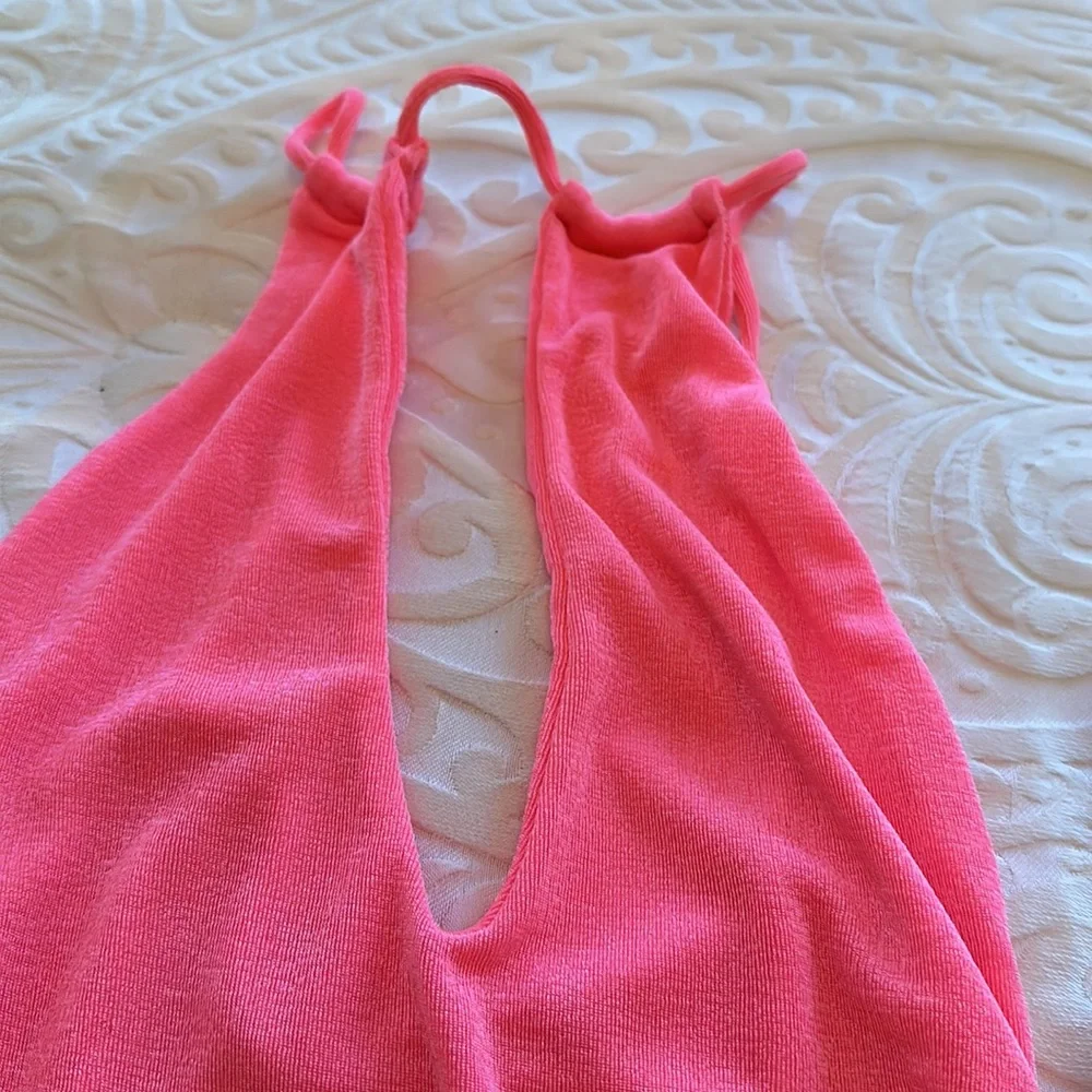 Hot Pink Bodycon Dress by Copper Closet - Picture 7 of 10